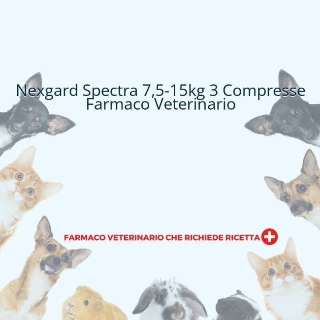 NEXGARD SPECTRA*7,5-15KG 3CPR