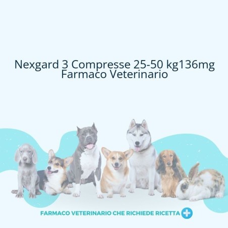 NEXGARD*3CPR 25-50 KG136MG