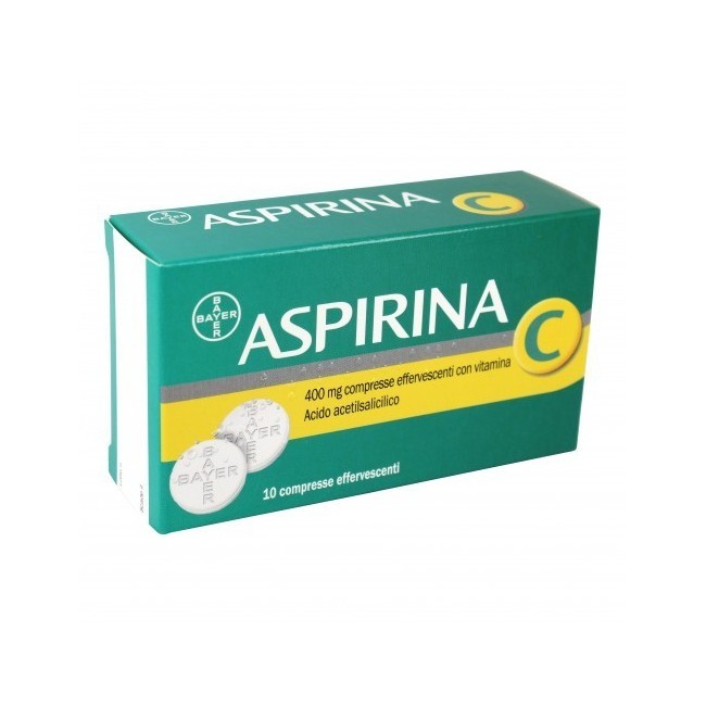 Aspirina 400 Mg Compresse Effervescenti Con Vitamina C Acido Acetilsalicilico + Acido Ascorbico