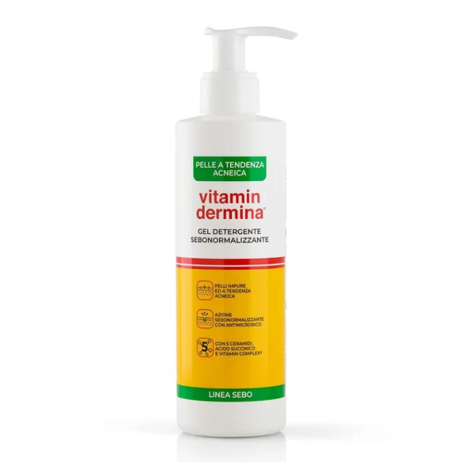 Vitamindermina Sebo Detergente 240 Ml