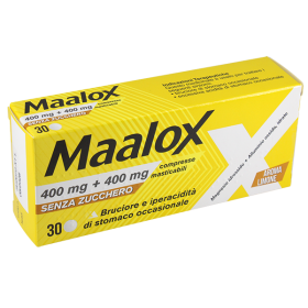 Maalox 30 Compresse Masticabili 400mg+400mg