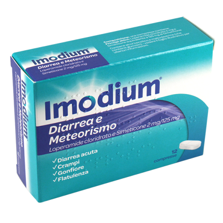 Imodium Diarrea E Meteor 12 Compresse Imodium Diarrea E Meteor 12 Compresse