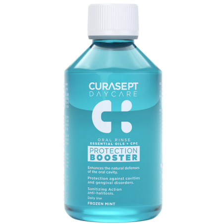 Curasept Daycare Booster Collutorio Frozen Mint 500 Ml + 100 Ml Curasept Daycare Booster Collutorio Frozen Mint 500 Ml + 100 Ml