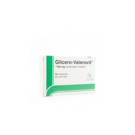 Glicero-valerovit 40 Mg + 100 Mg Compresse Rivestite Glicero-valerovit 10 Mg/1 Ml + 20 Mg/ 1 Ml Sciroppo Glicero-valerovit 20 Mg Glicero-valerovit 40 Mg + 100 Mg Compresse Rivestite Glicero-valerovit 10 Mg/1 Ml + 20 Mg/ 1 Ml Sciroppo Glicero-valerovit 20 Mg