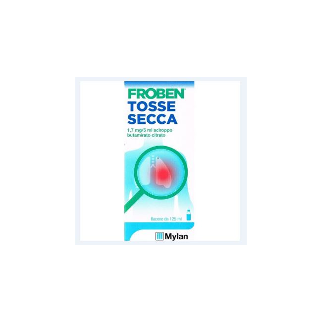 Froben Tosse Secca 1,7 Mg/5 Ml Sciroppo Butamirato Citrato Medicinale Equivalente Froben Tosse Secca 1,7 Mg/5 Ml Sciroppo Butamirato Citrato Medicinale Equivalente