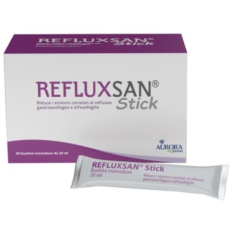 Refluxsan Stick 20 Bustine Monodose Da 20 Ml Senza Glutine Senza Lattosio Refluxsan Stick 20 Bustine Monodose Da 20 Ml Senza Glutine Senza Lattosio