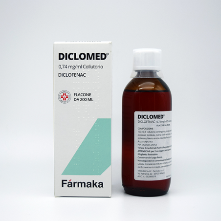 Diclomed 0,74 Mg/ml Collutorio Diclofenac