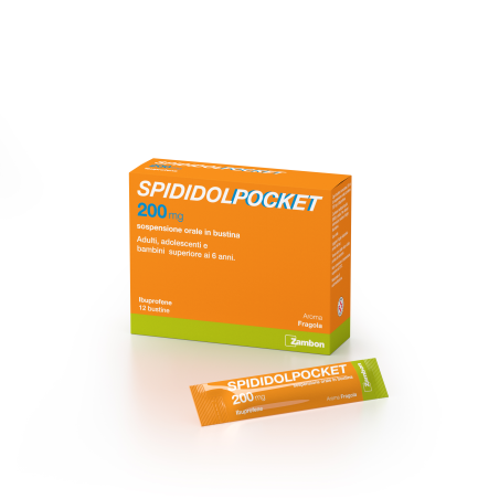 Spididolpocket 200 Mg Sospensione Orale In Bustina Ibuprofene Spididolpocket 200 Mg Sospensione Orale In Bustina Ibuprofene