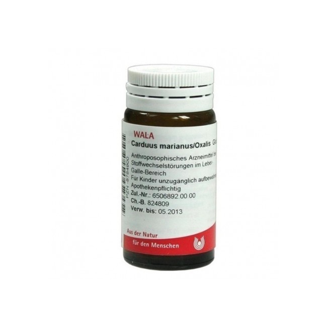 Wala Carduus Marianus Oxalis Globuli 20 G Wala Carduus Marianus Oxalis Globuli 20 G