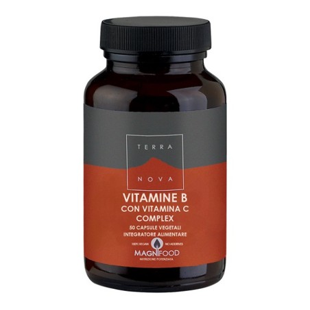Terranova Complesso Di Vitamine B Con Vitamina C 50 Capsule Terranova Complesso Di Vitamine B Con Vitamina C 50 Capsule