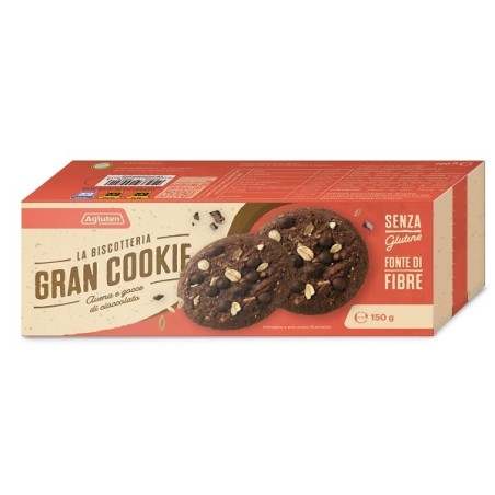Agluten Gran Cookie Avena Gocce Di Cioccolato 150 G Agluten Gran Cookie Avena Gocce Di Cioccolato 150 G