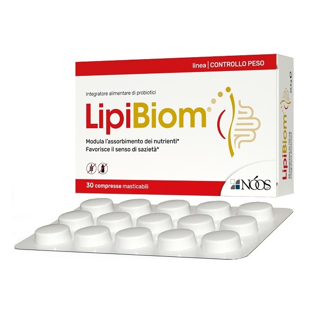 Lipibiom 30 Compresse Masticabili Senza Glutine Senza Lattosio Lipibiom 30 Compresse Masticabili Senza Glutine Senza Lattosio