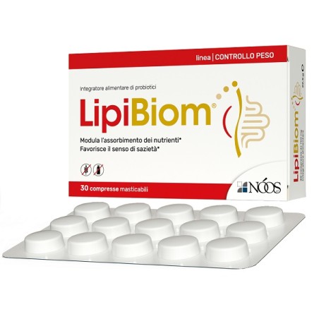 Lipibiom 30 Compresse Masticabili Senza Glutine Senza Lattosio Lipibiom 30 Compresse Masticabili Senza Glutine Senza Lattosio