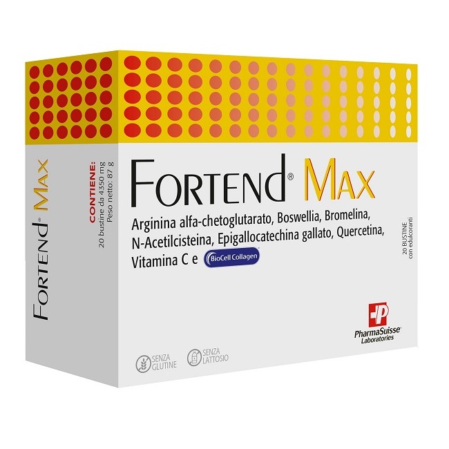 Fortend Max 20 Bustine Senza Glutine E Lattosio Fortend Max 20 Bustine Senza Glutine E Lattosio