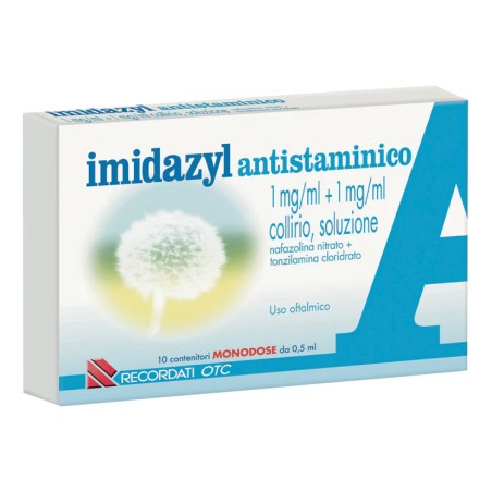 Imidazyl Antistaminico Collirio 10 flaconcini da 0,5 ml Imidazyl Antistaminico Collirio 10 flaconcini da 0,5 ml