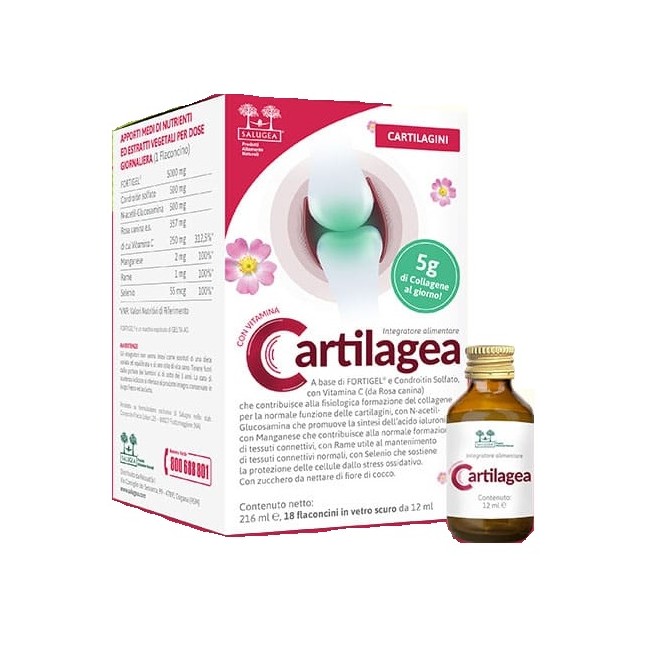 Cartilagea Salugea 18 Flaconcini Da 12 Ml Cartilagea Salugea 18 Flaconcini Da 12 Ml
