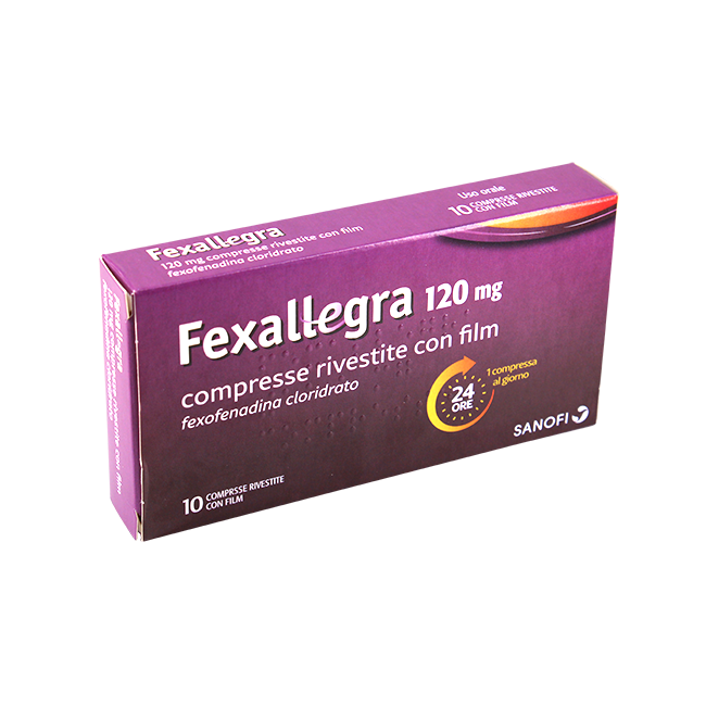 Fexallegra 120 Mg Compresse Rivestite Con Film Fexofenadina Cloridrato Fexallegra 120 Mg Compresse Rivestite Con Film Fexofenadina Cloridrato