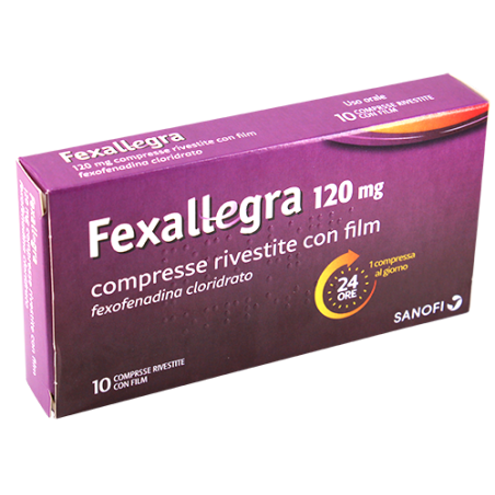Fexallegra 120 Mg Compresse Rivestite Con Film Fexofenadina Cloridrato Fexallegra 120 Mg Compresse Rivestite Con Film Fexofenadina Cloridrato