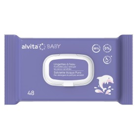Alvita Salviette Acqua Pura 48 Pezzi