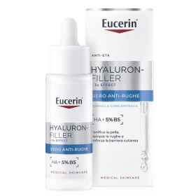 Eucerin Hyaluron-filler + 3x Effect Siero Anti-rughe 30 Ml