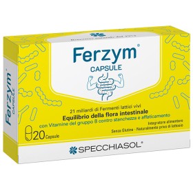 Ferzym Capsule 20 Capsule Senza Glutine Naturalmente Privo Di Lattosio