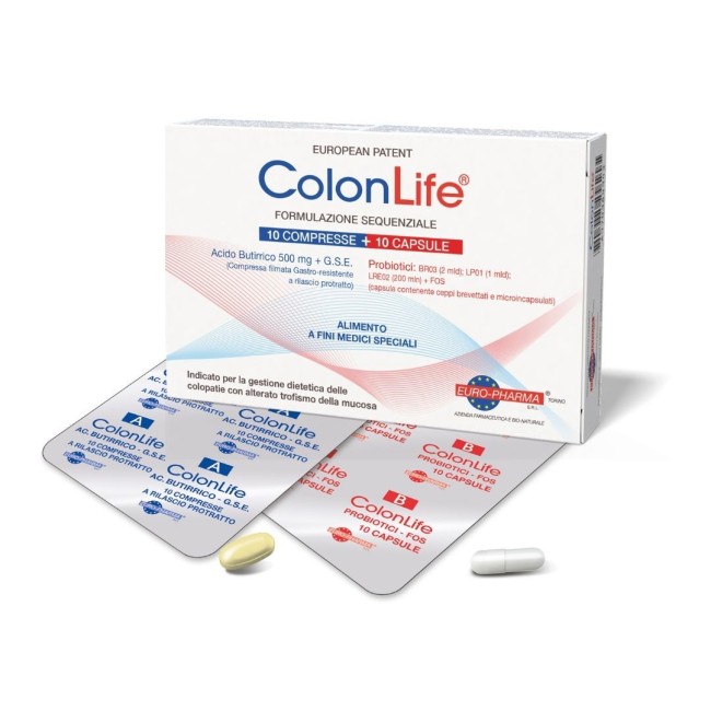 Colonlife 10 Compresse +10 Capsule Colonlife 10 Compresse +10 Capsule
