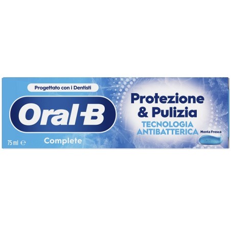 Oralb Complete Protect & Clean Dentifricio 75 Ml Oralb Complete Protect & Clean Dentifricio 75 Ml