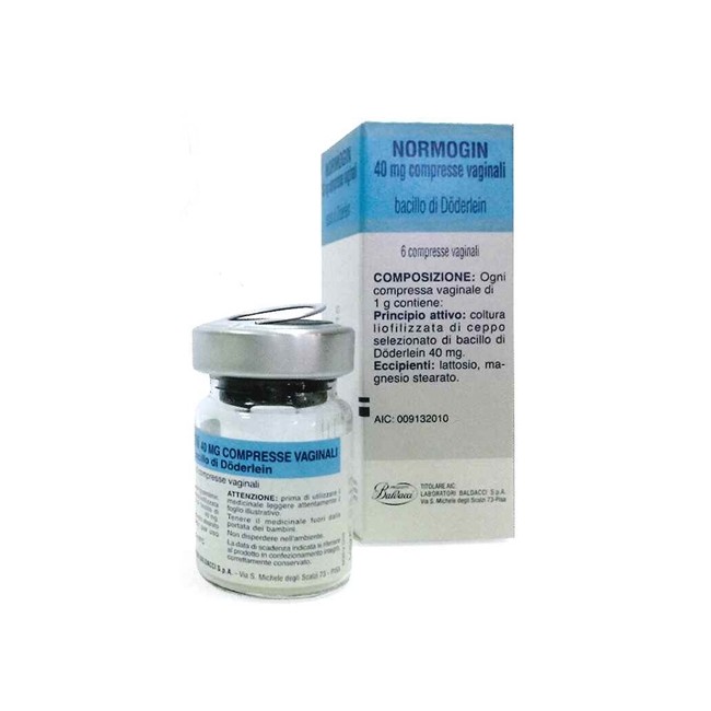 Normogin 40 Mg Compresse Vaginali Bacillo Di Döderlein Normogin 40 Mg Compresse Vaginali Bacillo Di Döderlein