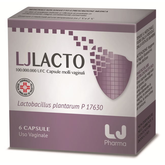 Ljlacto 100.000.000 Ufc Capsule Molli Vaginali Lactobacillus Plantarum P 17630 Ljlacto 100.000.000 Ufc Capsule Molli Vaginali Lactobacillus Plantarum P 17630