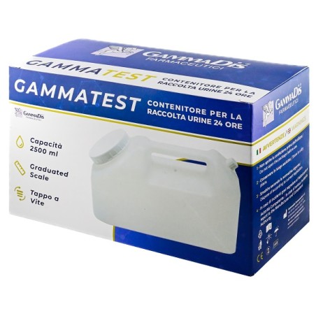 Contenitore Sterile Per La Raccolta Urina Gammasi 24h 2500 Ml Gammadis Contenitore Sterile Per La Raccolta Urina Gammasi 24h 2500 Ml Gammadis