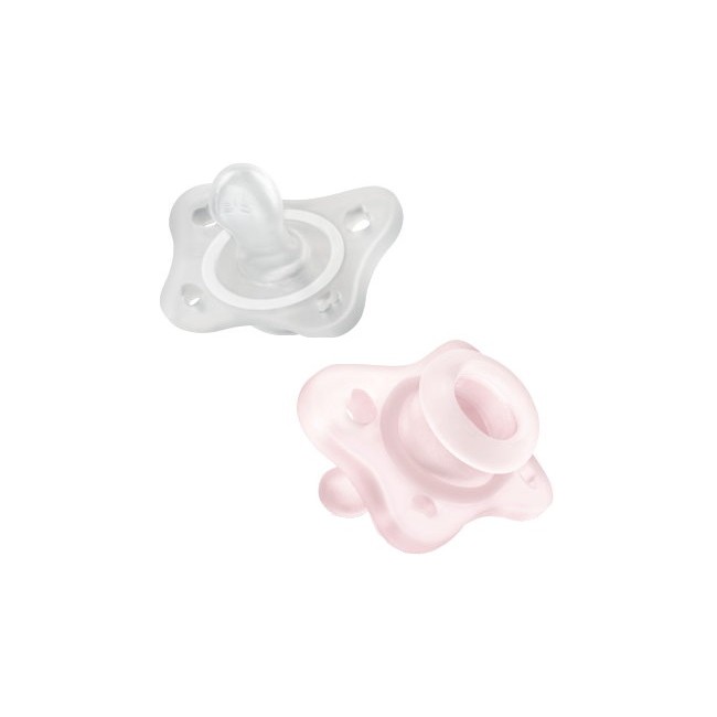 Chicco Gommotto Mini Rosa 0-2m 2 Pezzi Chicco Gommotto Mini Rosa 0-2m 2 Pezzi