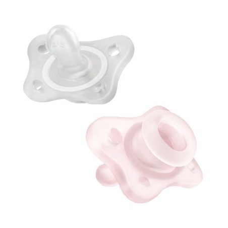 Chicco Gommotto Mini Rosa 0-2m 2 Pezzi Chicco Gommotto Mini Rosa 0-2m 2 Pezzi