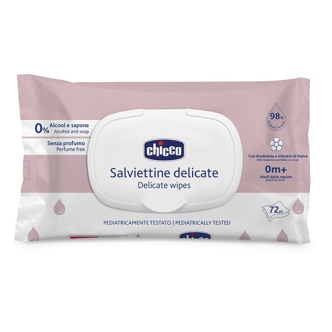 Chicco Salviette Delicate 72 Pezzi Plaque Chicco Salviette Delicate 72 Pezzi Plaque