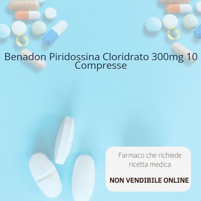 Benadon 300 Mg Compresse Gastroresistenti Vitamina B6 Benadon 300 Mg Compresse Gastroresistenti Vitamina B6