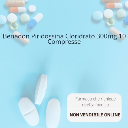 Benadon 300 Mg Compresse Gastroresistenti Vitamina B6 Benadon 300 Mg Compresse Gastroresistenti Vitamina B6