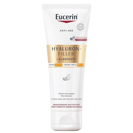 Eucerin Hyaluron Filler + Elasticity Crema Mani Anti Macchie 75 Ml
