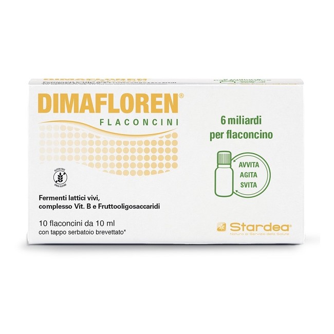 Dimafloren 6 Miliardi 10 Flaconcini Da 10 Ml Senza Glutine Dimafloren 6 Miliardi 10 Flaconcini Da 10 Ml Senza Glutine