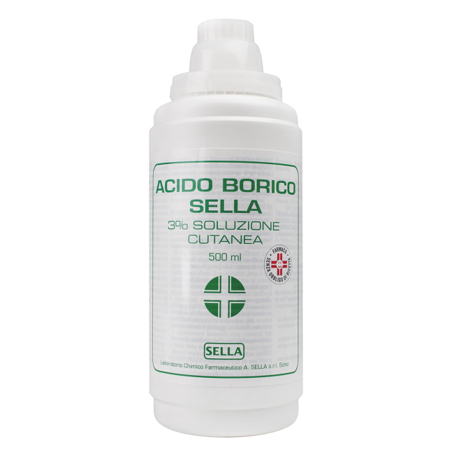 Acido Borico Sella 3% Soluzione Cutanea Acido Borico Acido Borico Sella 3% Soluzione Cutanea Acido Borico