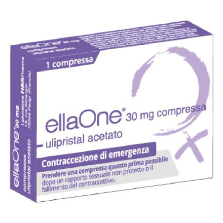 Ellaone 30 Mg Compressa Rivestita Con Film Ulipristal Acetato Ellaone 30 Mg Compressa Rivestita Con Film Ulipristal Acetato