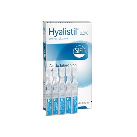 Hyalistil 0,2% Collirio, Soluzione Acido Ialuronico Sale Sodico