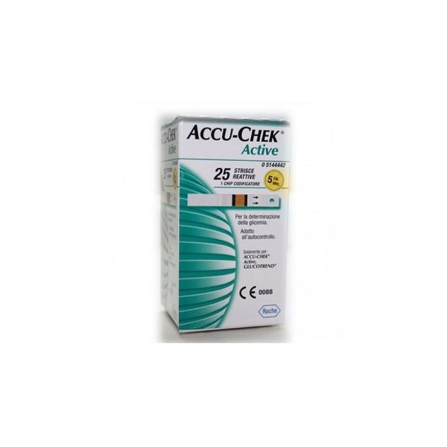 ACCU-CHEK ACTIVE STRIPS 25PZ