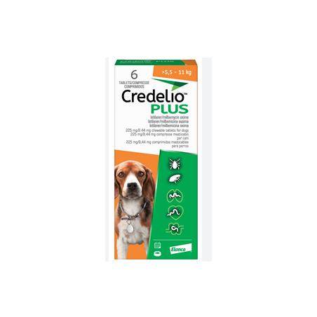CREDELIO PLUS*6CPR 5,5-11KG
