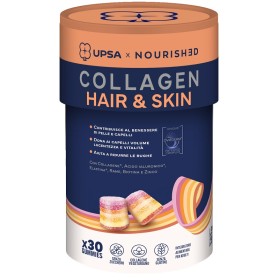 Upsa X Nourished Collagen Hair & Skin 30 Gummies Senza Glutine