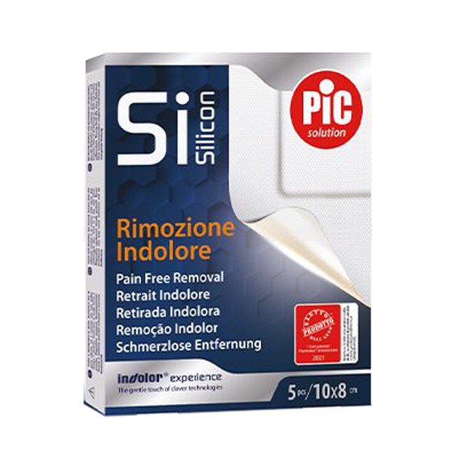 Cerotto Pic Postop Silicone 5x7 5 Pezzi Cerotto Pic Postop Silicone 5x7 5 Pezzi