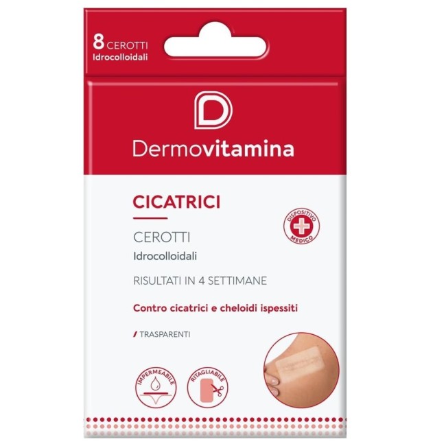 Cerotti Idrocolloidali Dermovitamina Cicatrici 8 Pezzi Cerotti Idrocolloidali Dermovitamina Cicatrici 8 Pezzi
