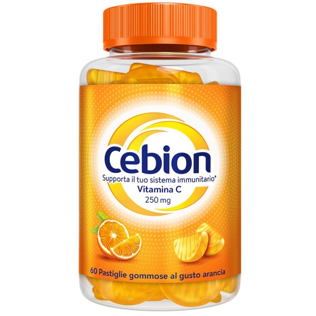 Cebion 60 Pastiglie Gommose Gusto Arancia