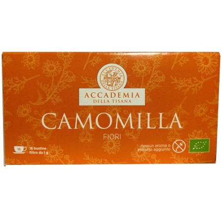 Accademia Della Tisana Camomilla Matricaria Fiori Bio 16 Filtri 16 G Accademia Della Tisana Camomilla Matricaria Fiori Bio 16 Filtri 16 G