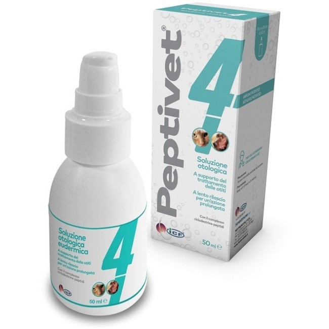 Peptivet 4 Soluzione Otologica 50 Ml Peptivet 4 Soluzione Otologica 50 Ml