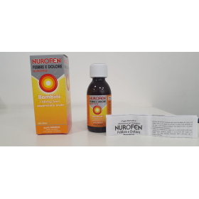Nurofen Febbre E Dolore Bambini 100mg/5ml Sospensione Orale Gusto Arancia Senza Zucchero Nurofen Febbre E Dolore Bambini 100m