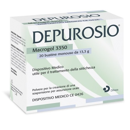 Depurosio 20 Bustine Da 13,3 G Senza Glutine Senza Lattosio Depurosio 20 Bustine Da 13,3 G Senza Glutine Senza Lattosio